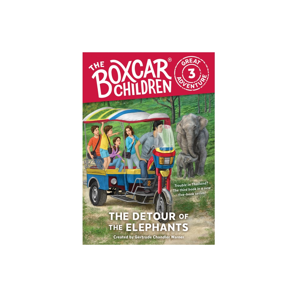 The Detour of the Elephants - (Boxcar Children Great Adventure) (Hardcover)