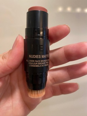 Nudestix Nudies All Over Face Matte Blush - Sunkissed Pink - 0.25oz