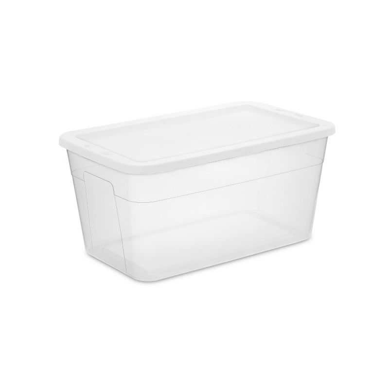 90qt Clear Storage Box White - Room Essentials&#8482;, 1 of 14