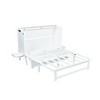 YOOCOZZ Full Size Murphy Bed with USB Port and Removable Shelves on Each Side - 2 of 4