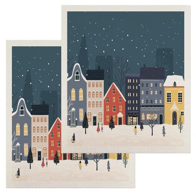 Briarwood Lane Snow Day Swedish Dishcloth (2-pack)