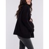 Women's Turtleneck Long Sleeve Knit Maternity Sweater | Motherhood Maternity - 3 of 4