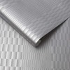 Symmetry Mono Grey and Silver Geometric Paste the Wall Wallpaper - 3 of 4