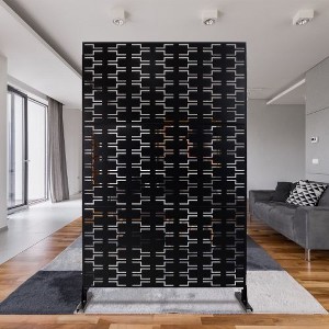 PAGED Outdoor Privacy Screen, Metal Patio Privacy Screen, Freestanding Decorative Privacy Screen for Deck Balcony Patio, Fence Privacy Screen - 1 of 4