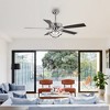Parrot Uncle 52" Modern Color Changing Integrated LED Ceiling Fan with Light and Remote Control - 3 of 4