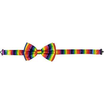 Dress Up America Rainbow Bow Tie - Pre-Tied Bow Tie