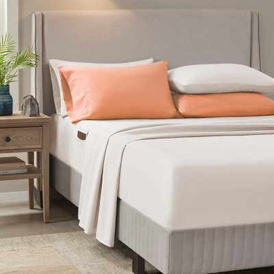Regency Heights 9Pcs Premium Touch BIAB Comforter Set, Metallic Print Trending Design Bedding Set with Matching Shams and Sheets, Coral, Queen — фото 4