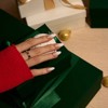 BTArtbox Press-On Nails - Champagne Frost - M Almond- 30ct - 3 of 4
