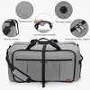 MaseiKar 120L Travel Duffle Bag, Large Foldable Duffel Bag for Travel with Shoe Compartment Weekender Bag Waterproof & Tear Resistant (Gray, 120L) - 4 of 4