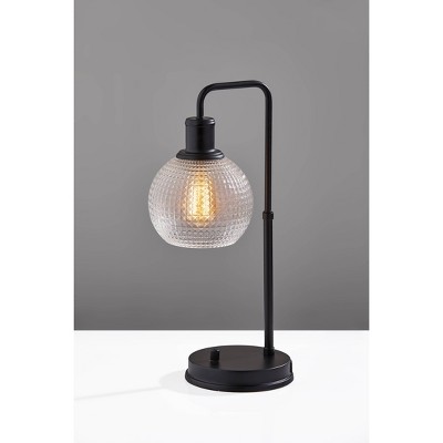 Barnett Globe Table Lamp Black - Adesso