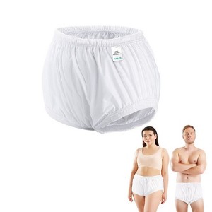 CARER Unisex Incontinence Diaper Cover Washable, Leakproof Waterproof Underwear for Added Protection Over Diapers, Reusable - 1 of 4