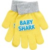 Baby Shark Boys Winter Hat and 2 Pair Gloves or Mittens Set, Kids Ages 2-7 - 4 of 4