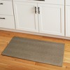 TOWN & COUNTRY BASICS Pax Herringbone Textured Solid Everwash® Washable Area Rug, Low Pile, Non-Slip, Pet & Family Friendly Rug, Brown, 2'11"x4'11" - 2 of 4