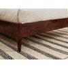 AFI Furnishings Aria Twin Solid Wood Modern Low Profile Platform Bed in Walnut - 4 of 4