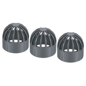 Unique Bargains Round Outdoor Leakproof Sewer Drain Pipe Fitting Adapter - 1 of 3