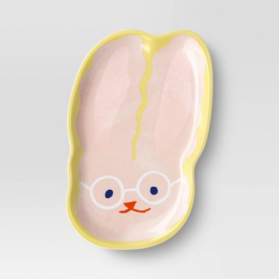 6.4" Melamine Figural Easter Bunny Dinner Plate - Room Essentials™