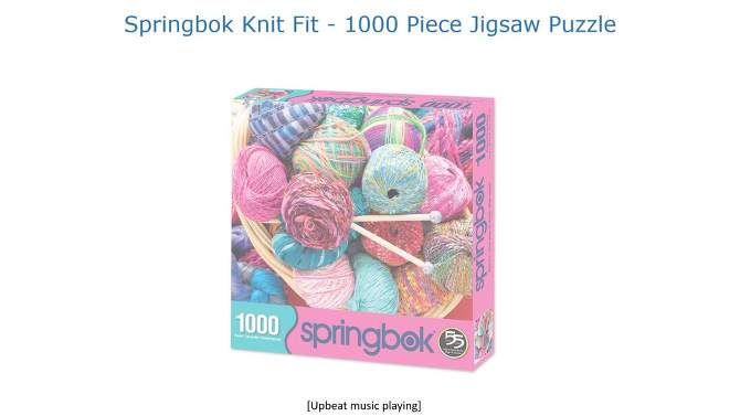 Springbok Knit Fit Puzzle 1000pc, 2 of 6, play video