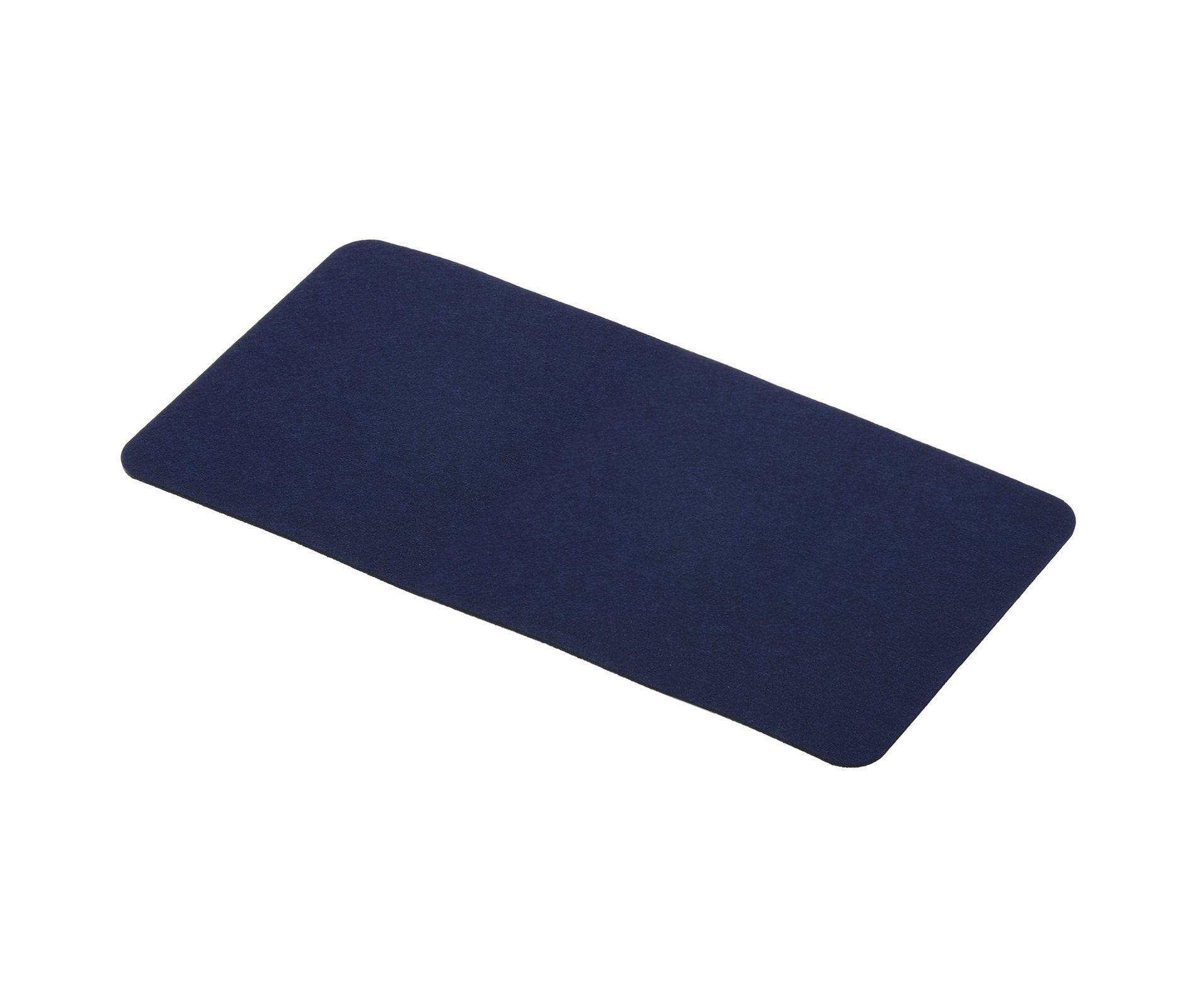 Unique Bargains Office Smooth Surface Dual Side Felt Desk Protector Blue 24"x12"