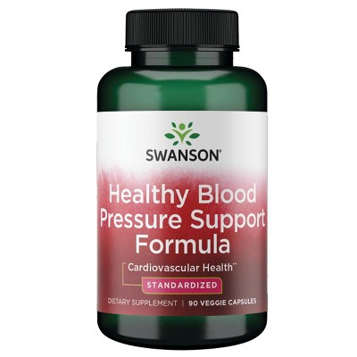 Lee Swanson Signature Line Healthy Blood Pressure Support Formula - Standardized 90 Veg Capsules.