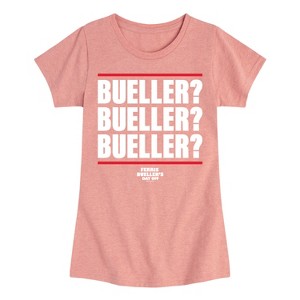 Girls' - Ferris Bueller's Day Off - Bueller Bueller Bueller Fitted Short Sleeve Graphic T-Shirt - 1 of 4