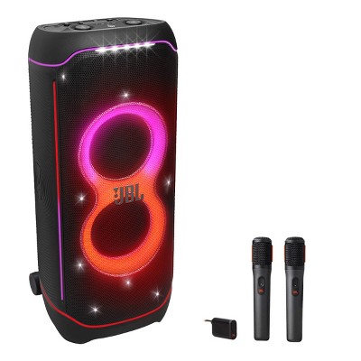 JBL PartyBox Ultimate Portable Speaker Karaoke Bundle with Two Wireless Microphones