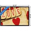 Trends International Tom Quartermaine - Playing Cards with Love Framed Wall Poster Prints - 3 of 4