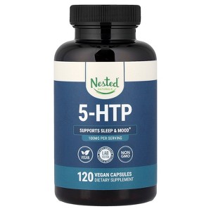 Nested Naturals 5-HTP, 100 mg, 120 Vegan Capsules - 1 of 4