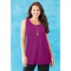 Catherines Women's Plus Size Suprema Studio Reversible Tank - 3 of 3