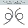 WOWOW 3/8 in. Compression x 1/2 in. FIP x in. Braided nylon Faucet Connector - 4 of 4