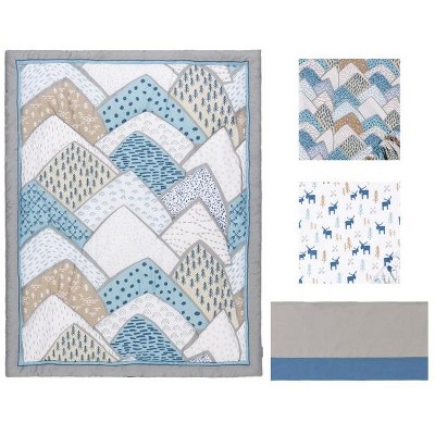 Trend Lab Big Sky Baby Nursery Crib Bedding Set - 4pc