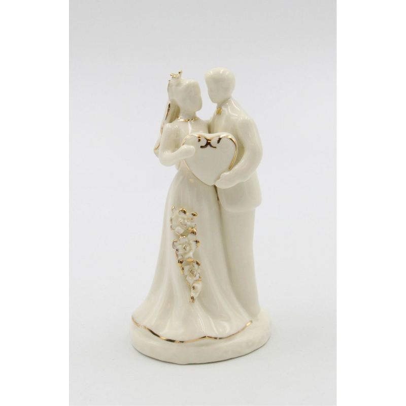 Kevins Gift Shoppe Ceramic Wedding & Anniversary Cake Topper, 1 of 4
