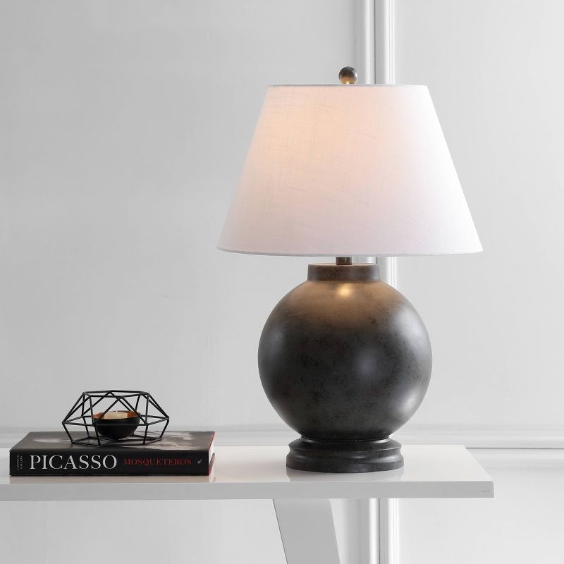 26&#34; Sophie Resin Table Lamp (Includes LED Light Bulb) Gray - JONATHAN Y, 3 of 7