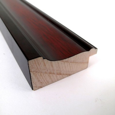 Rubino Cherry Scoop Wood Framed Natural Cork Bulletin Board