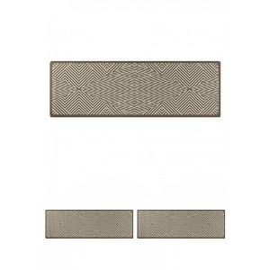Unique Bargains Non-Slip Backing Geometric Kitchen Floor Mats - 1 of 4