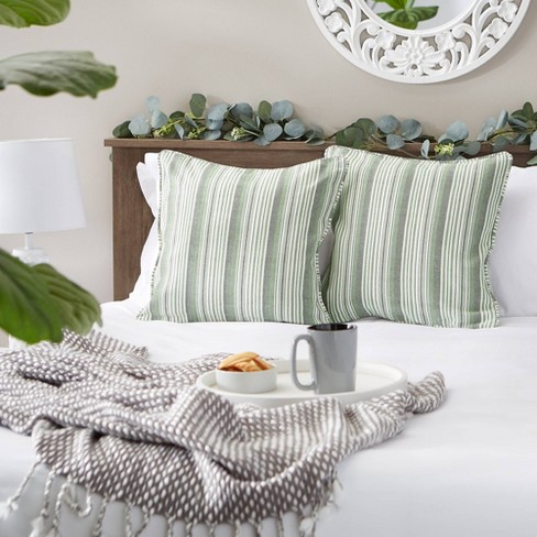 Sage green outlet throw pillow covers