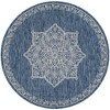 Unique Loom Outdoor Traditional Antique Medallion Woven Area Rug - 2 of 4