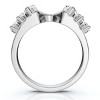 Pompeii3 5/8ct Marquise Diamond Ring Enhancer 14K White Gold - 2 of 4