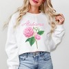 Simply Sage Market Women's Graphic Sweatshirt Alabama Flower Colorful - 2 of 4