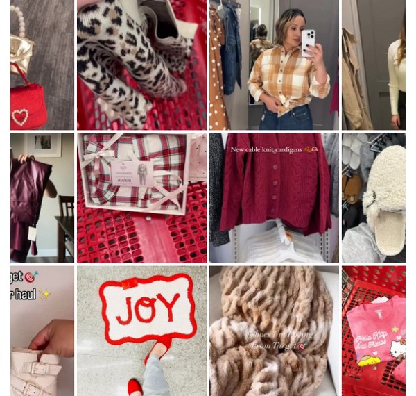 Collage of people showing off their #TargetStyle