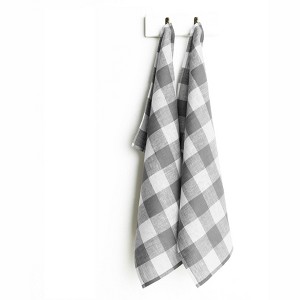 Solino Home Linen Buffalo Check Kitchen Towels - 1 of 4