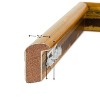 Bullnose Brushed Gold Single Image Picture Frame - 4 of 4