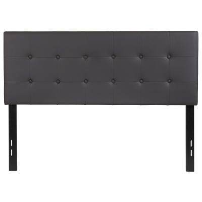 Emma and Oliver Button Tufted Upholstered Headboard