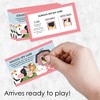 Big Dot of Happiness Girl Farm Animals - Pink Barnyard Baby Shower or Birthday Party Game Scratch Off Cards - 22 Count - 2 of 4