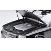 Toyota Century Open Car Convertible RHD (Right Hand Drive) Black with White Interior 1/18 Model Car by Autoart - 3 of 4