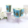 Big Dot of Happiness Blue Monkey Boy - Baby Shower or Birthday Party Favor Popcorn Treat Boxes - Set of 12 - 3 of 4