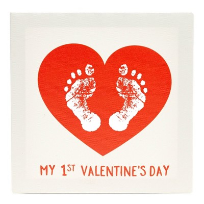 Pearhead Baby's Print Canvas - Baby's First Valentine's Day Gift