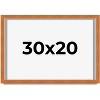 PosterPalooza | Flat Brown Picture Frame - UV Acrylic, Backing Board, Hanging Hardware Included - 2 of 4