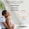 Love Knot Bracelet for Women or Men by Ginger Lyne Bridal Party Gifts Large Adjustable Bangle - 4 of 4