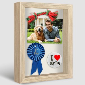 Shadow Box Frame 1.5 Inches Deep Box Frame for Objects Pictures and Memorabilia - 1 of 2