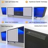 INFURNIC TV Stands and Consoles Biplane Design Media Console, Modern Entertainment Center with Large Storage Cabinets, Black, 46.2"*19.5"*7.5" - 4 of 4